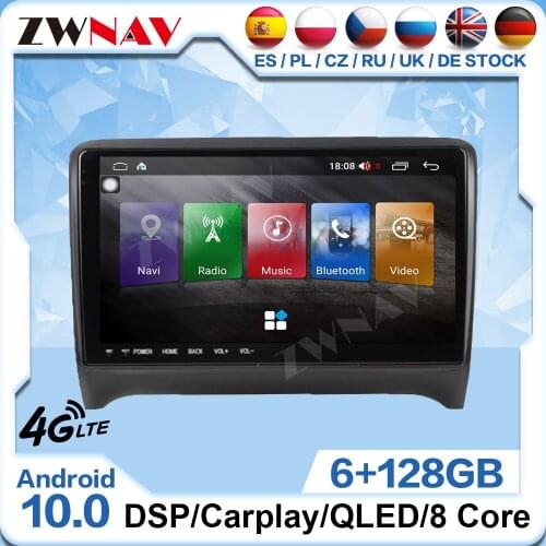 Android IPS Screen For Audi TT 2008 2009 2010 2011 2012 Radio Receiver Auto Audio Stereo GPS Navigation Video Player Head Unit