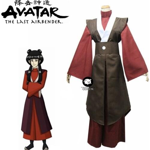 Anime Avatar The Last Airbender Mai Cosplay Costume Anime Custom Made Uniform