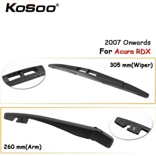 KOSOO Auto Rear Car Wiper Blade For Acura RDX,305mm(2007 Onwards)Rear Window Windshield Wiper Blades Arm,Car Accessories Styling