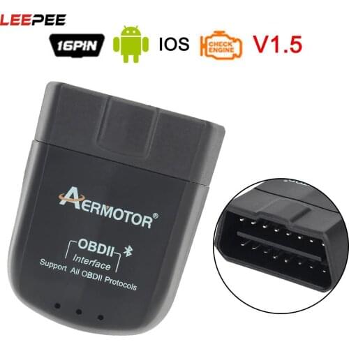 Car Diagnostic Tool For IOS Android PC OBD2 Scanner Car Repair Tool ELM327 V1.5 Auto coder reader Bluetooth/WIFI