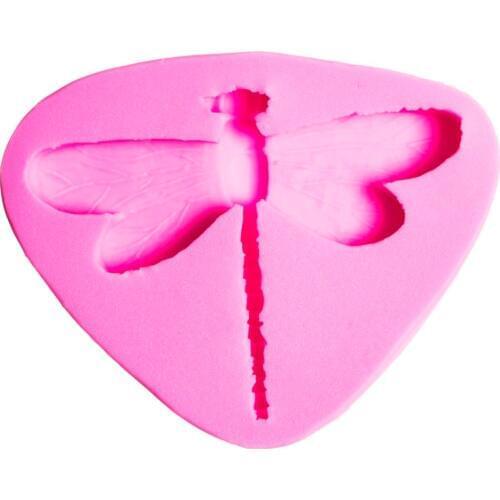 Bragonfly shaped 3D Reverse sugar molding Food Grade silicone mould for polymer clay molds chocolate cake decoration tools F1080