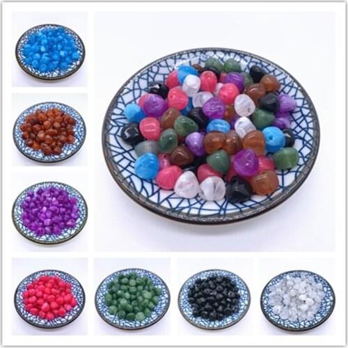 30 pcs 10mm Three sides Shape Beads Jewelry Making Acrylic Beads Multicolor Loose Bead Jewelry DIY Accessory