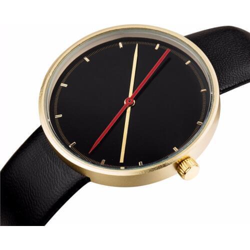 2018 New Fashion Lovers Watches for Men Women Quartz Wristwatches Luxury Couple Watches Relogio Masculino Unisex Clock Black