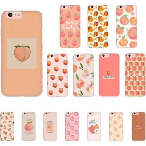 MaiYaCa Summer day Peache Phone Case for iPhone 11 12 pro XS MAX 8 7 6 6S Plus X 5S SE 2020 XR case