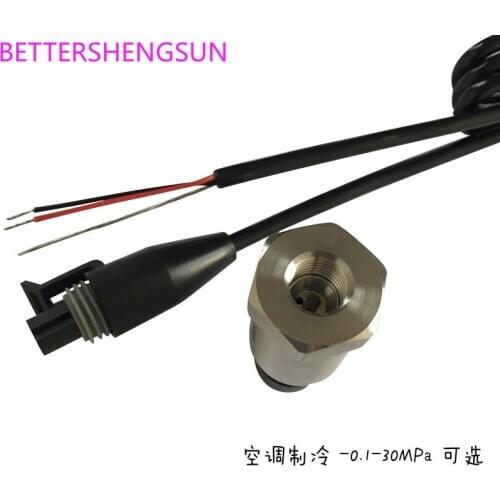 PT1100 Cooler Air-Conditioner Pressure Transmitter Sensor 0-1MPA 0-10bar 4-20MA 0.5-4.5V
