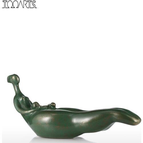 Tooarts Tomfeel Mother and Child Figurine Fiberglass Figurine Home Decoration Original Design Family Baby Craft Gift For Home