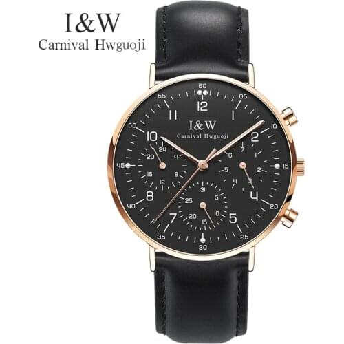 I&W Mens Quartz Watch