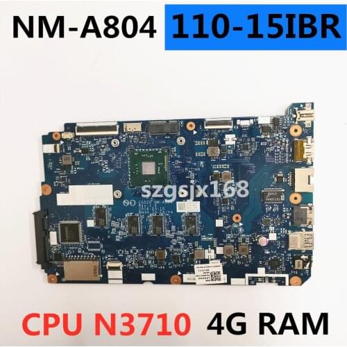 For Lenovo 110-15IBR CG520 NM-A804 Laptop motherboard CPU N3060 4G RAM 100% test work 5B20L77440 5B20L77435