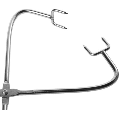 Metal Pottery Tools Dripping Tongs Clay Tool Handcraft With Red Rubber Cover