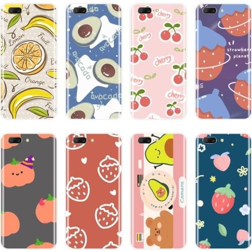 Cute Avocado Pink Banana Back Cover For OnePlus 7 7 Pro 6 6T 5 5T 3 3T Silicone Phone Case For One Plus 3 3T 5 5T 6 6T 7 7 Pro