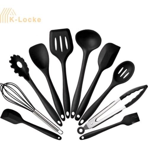 Silicone Kitchen Utensils Set Non-stick Pan Kitchenware Heat Resistant Strong Easy To Clean Cooking Tools Gadget Accessories