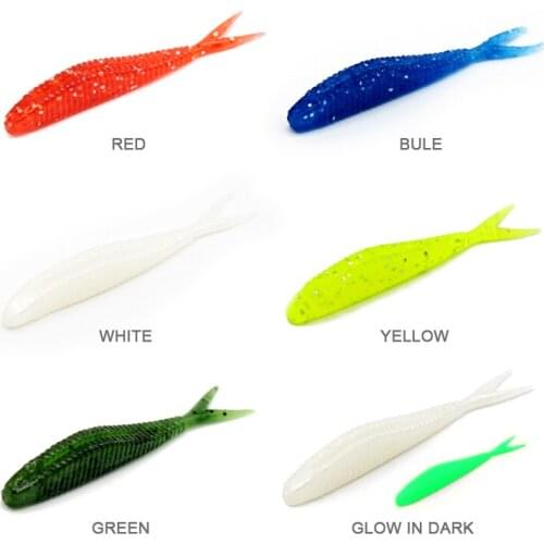 Agape Fishing Lure Soft Lure Silicon Bait Soft Bait ADSL108/SHAD60 10pcs 60mm 1.5g