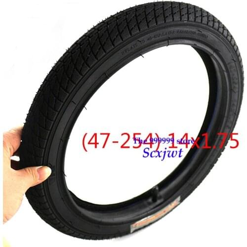 LIGHTNING SHIPPING 14X1.75(47-254) Bicycle Tire for 14 inch Kids Bikes Ultralight Folding Bike 14*1.75 tube tyre Wear-resisting