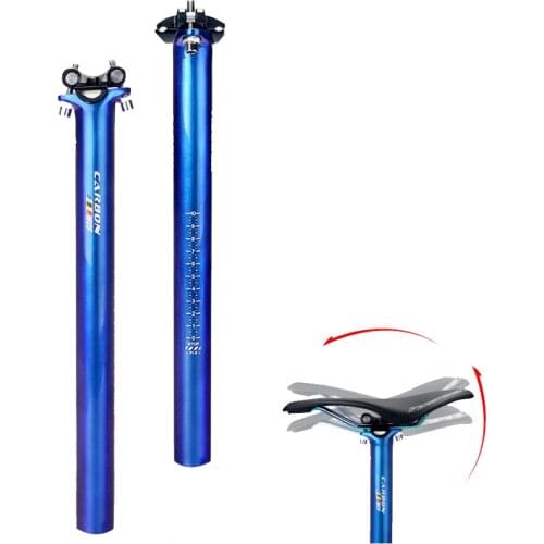 TOSEEK MTB Bicycle Colorful Carbon Fiber Seatpost 27.2/30.8/31.6 Superlight Road Bike Cycling Parts Seat Post 350mm 400mm Length