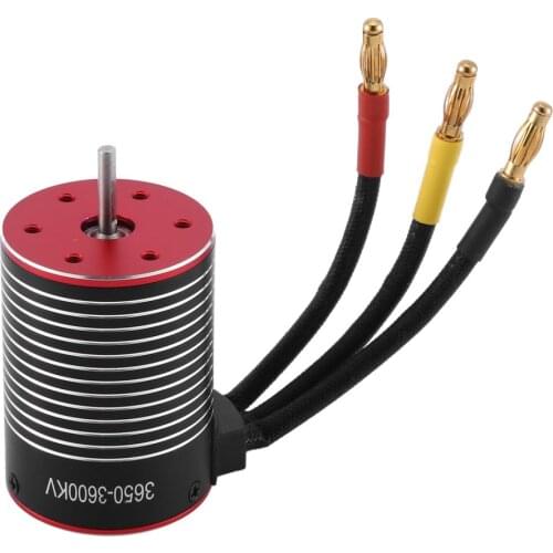 Waterproof 3650 Brushless Motor 3600KV 4500KV 5200KV For 1/10 RC Car Parts Truck Crawler Spare Parts