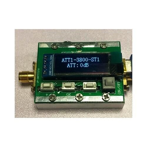1-3800MHz RF Programmable Attenuator 0-31dB adjustable output 50Ω Radio frequency amplifier
