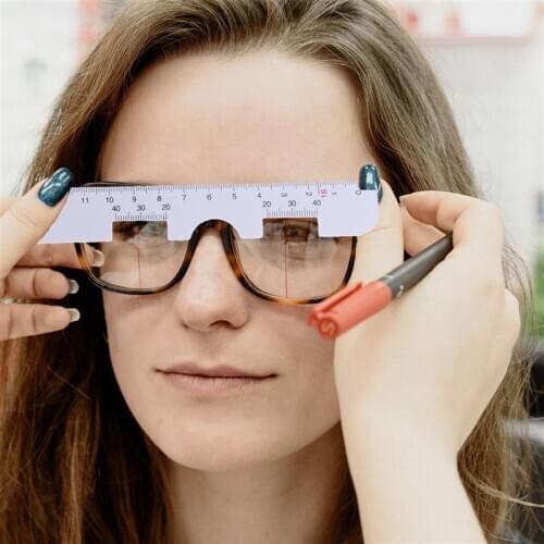 5/10pcs Plastic Optical PD Ruler Useful Optical PD Ruler Pupil Distance Meter Eye Ophthalmic Tool Soft Ruler Glasses Accessories