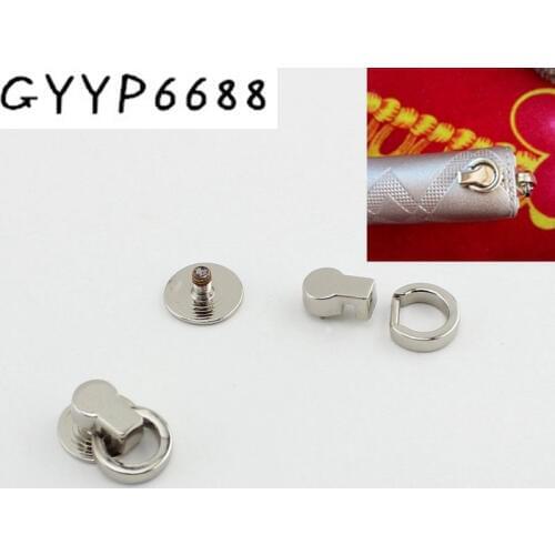 50pcs 4colors hardware accessories luggage on both sides of the screw bag package chain hook ears metal edge Head