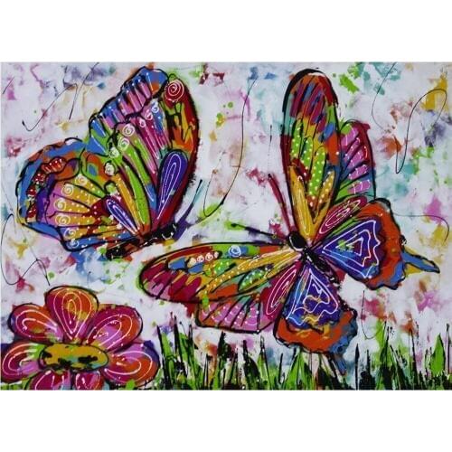 Full square /round Drill 5D DIY Diamond Painting "color butterfly" Diamond Embroidery Sale Diamond Mosaic Home Hecoration FG1521