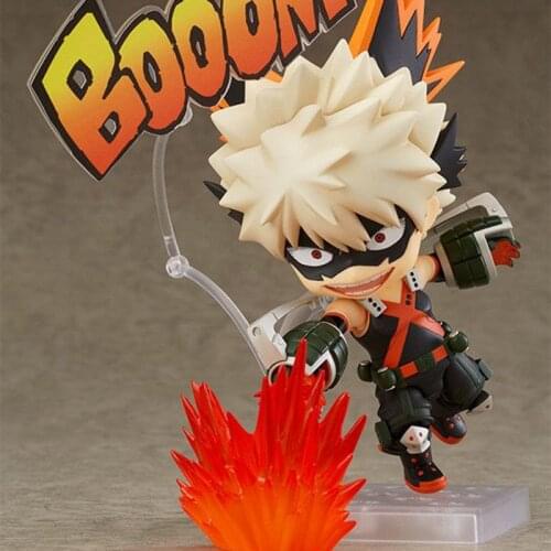 Anime Transformers Figurine My Hero Academia Bakugou Katsuki DIY Action Figure Cartoon Model Doll Kawaii Toys Collection