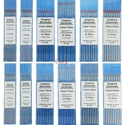 Argon Arc Welding Tungsten Needle/Rod tungsten Electrode 1.0/1.6/2.0/2.4/3.0/3.2/4.0mm WT20 WC20 WL20 WL15 WZ8 WP WY20