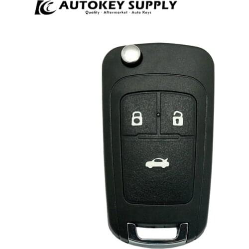 Car-styling for Modified Chevrolet 3 Button Remote Flip Key + Double program (293/300) for car key AKBPCP075