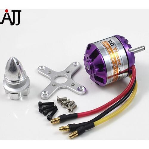 Rctimer A3536 3536 910KV 1000KV 1250KV 1450KV Outrunner Brushless Motor 4.0mm Shaft compatible 2-4S Lipo/40A ESC FPV Multirotor