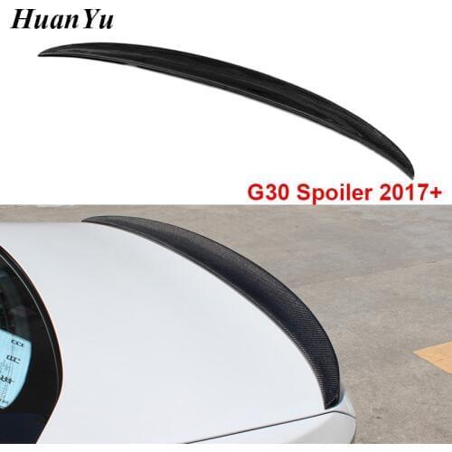G30 Carbon Fiber MP Style Ducktail Spoiler for BMW 5 Series 2017+ M5 F90 Rear Trunk Duck Wings 530i 540i