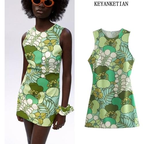 Зеленые летние платья KEYANKETIAN China At AliExpress