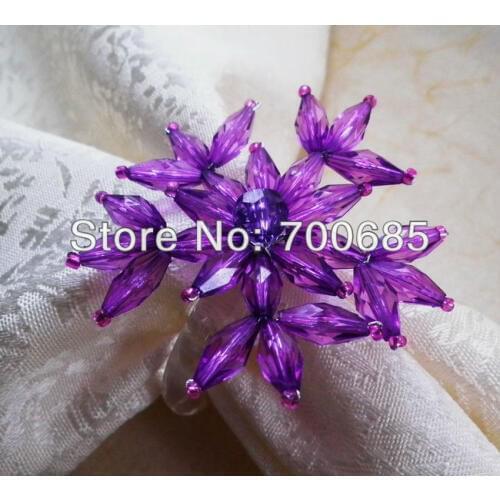 Napkin rings snowflake napkin holder