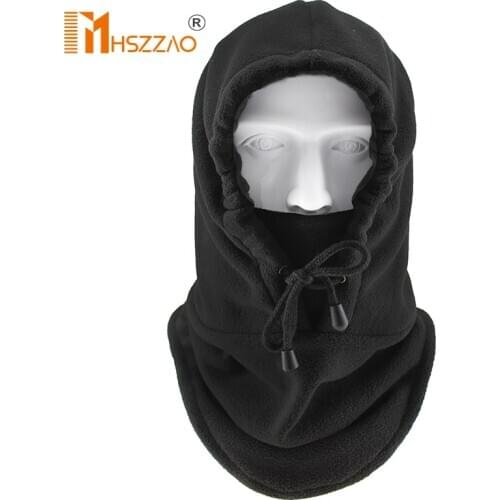 Mask Full Face Mask Fleece Cap Balaclava Neck Warmer Hood Winter Sports Ski Men Women tactical mask men mask sun Warm headgear