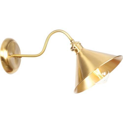 Retro Loft Copper Wall Sconce Edison Industrial Vintage LED Wall Lamp With Switch Bedside Wall Light Fixtures Lampara Pared