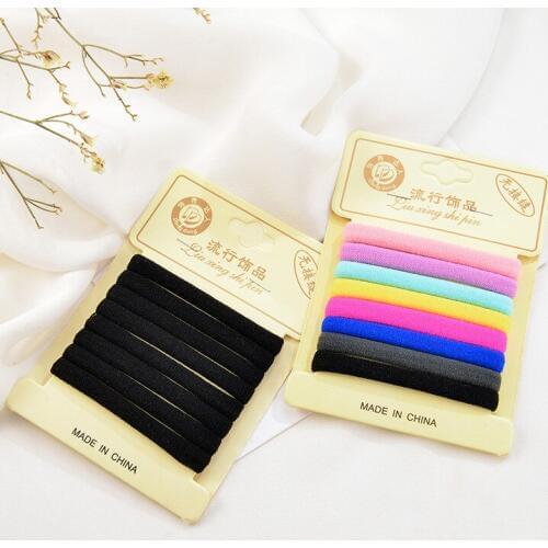 8pcs/pack Fashion 7cm Elastic Hair Rubber Bands Baby Girls Kids Children Hair Accessories Rope Headwea