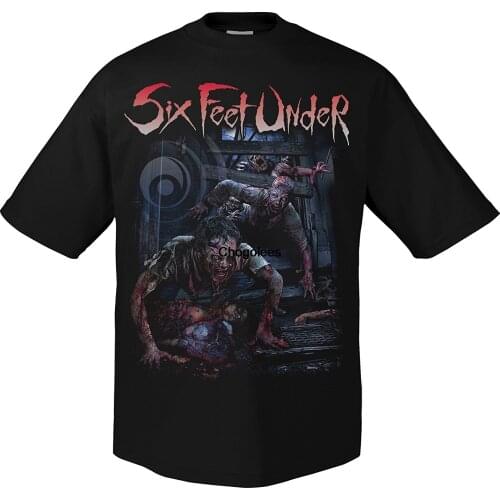 Six Feet Under Zombie Blood Curse T-Shirt Mens Summer Fashion Style T-Shirt