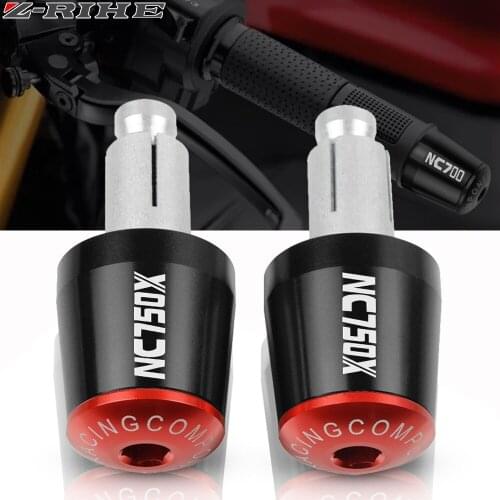 7/8'' 22mm Motorcycle Handle ends Grips Bar Hand Handlebar End Cap For HONDA NC750X NC 750 X NC750 X 2014 2015 2016 2017 2018