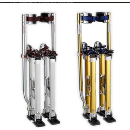 New 24"-40" Adjustable Professional Aluminum Plastering Stilt Ladder Drywall Plaste Stilts Stage Props Interior Decoration Stand