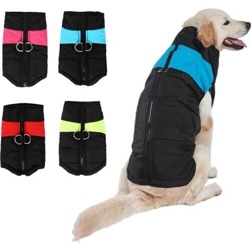 Dog Clothes Winter Warm Puppy Pet Cat Vest Jacket Chihuahua French Bulldog Coats Waterproof Clothes For Small Medium Large Dogs