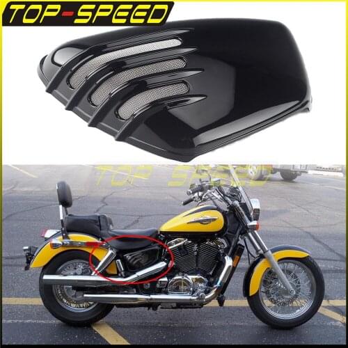Motorcycle Left Right Side Panel Pair Battery Side Cover Protection Guard Accessories For Yamaha 700 Virago1000 Virago 1984-Up