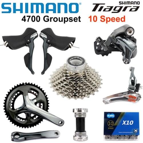 SHIMANO Tiagra 4700 Groupset 4700 Derailleur ROAD Bicycle 2x10 Speed 50-34 52-36T 20s Derailleur Kit