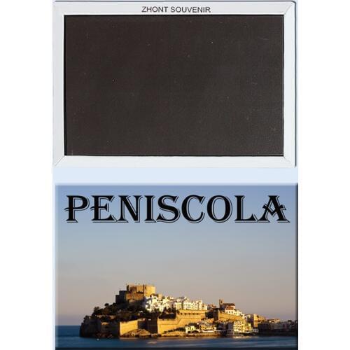 Rectangle Metal Wrapped Magnets,Peniscola Souvenir,Espana Tourist Fridge Magnets 21494