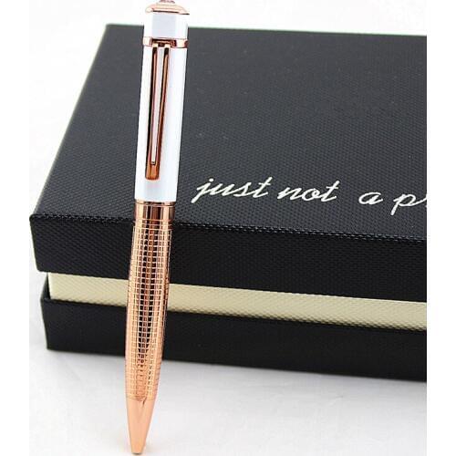 High quality diamond ball Pen Full metal luxury pen 0.7mm Nib Business school supplies Office Business Ballpoint Pen