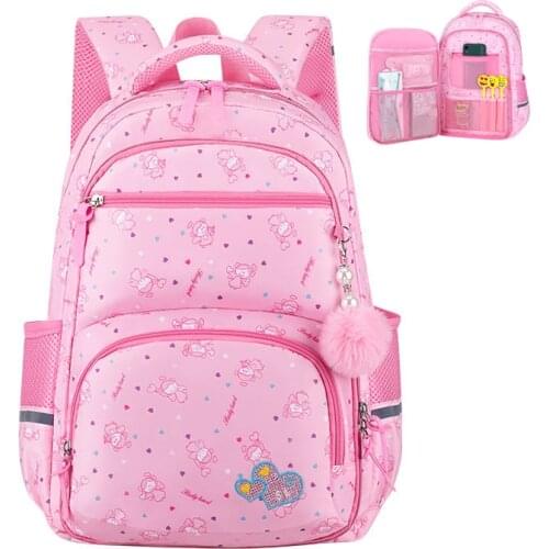 Waterproof Children School bags for Girls Kids Book Bag Orthopedic primay school Backpacks princess schoolbag mochila infantil