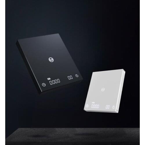 Timemore Black Mirror Scale Coffee Scale Smart Digital Scale Pour Coffee Electronic Drip Coffee Scale With Timer2kg Scale USB