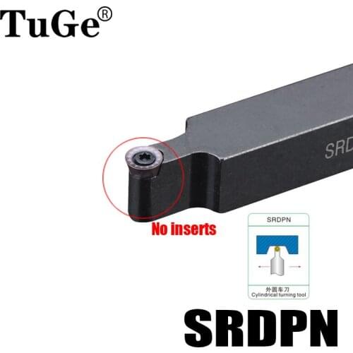 SRDPN1616H08 SRDPN2020K08 SRDPN2020K10 SRDPN2525M10 CNC External Lathe Turning tool Holder Round Cutting R4 R5 No Inserts