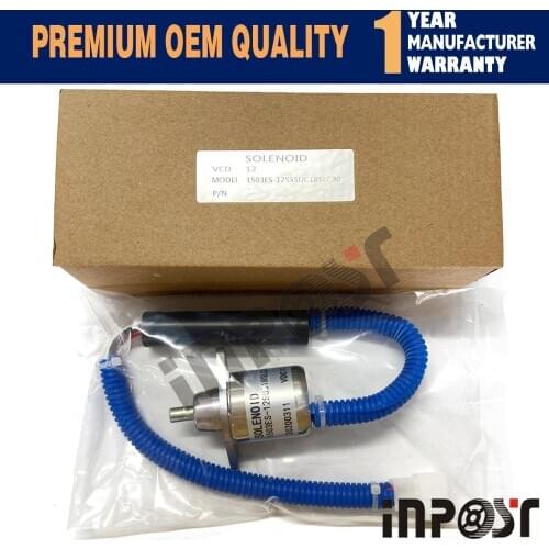 High Quality In Stock Inpost 1503ES-12S5SUC18SLC30 12V Diesel Fuel Shut Down Shutoff Stop Solenoid Valve