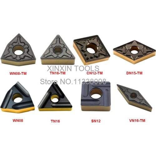 10PCS WNMG080408R-S/WNMG080404R-S Carbide inserts WNMG080404L-S Blade CNC Lathe Tools External Turning Tools for Steel