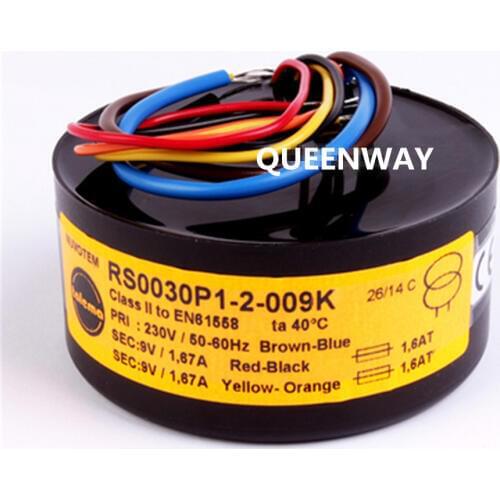 2* 9V 12V 15V 18V 25V 30W 4A RS Talema Fully Shielded Toroidal Transformer 30VA Primary Rated Voltage 230V AC