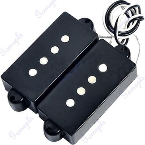 4 String Noiseless Pickup Set For Precision P Bass Bridge Pickup Set Black