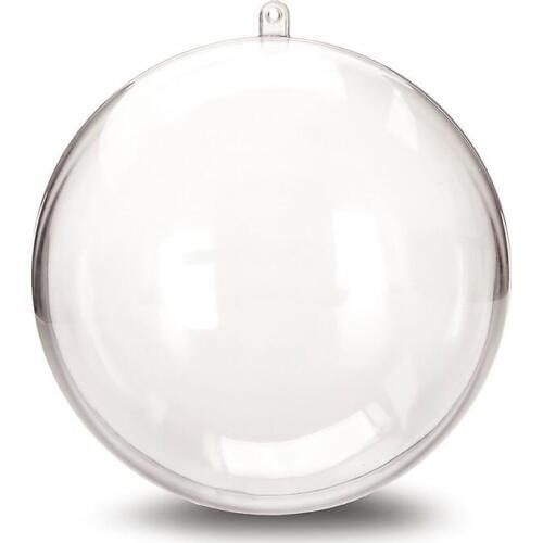 50pcs 40-80MM Transparent Plastic Christmas Balls Ornaments New Years Tree Decorations Jewelry For Home House Craft Supplies