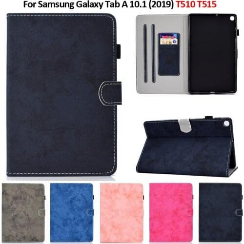 For Samsung Galaxy Tab A 10 1 2019 Case Coque Wallet Card Slots Protective Tablet Funda For Samsung Tab A 10.1 2019 SM T510 T515
